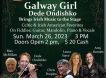 Dede Ondishko Galway Girl March 26 Arthur Newman Theater, Palm Desert